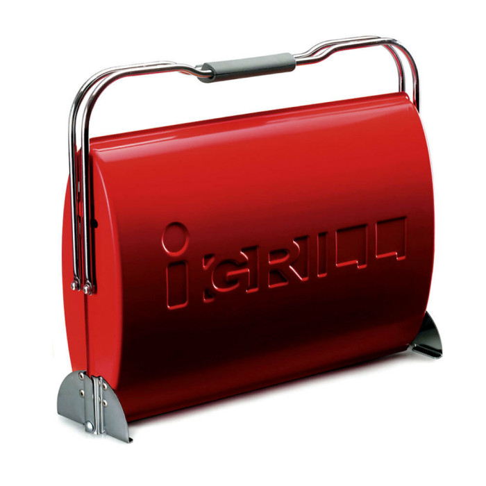 Портативный угольный гриль I-GRILL O-GRILL красный