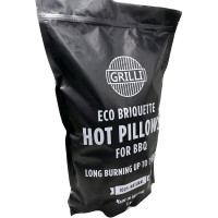 Древесно-угольный экобрикет Hot Pillows 3 кг GRILLI 777777