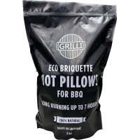 Дерево-вугільний екобрикет Hot Pillows 3 кг GRILLI 777777