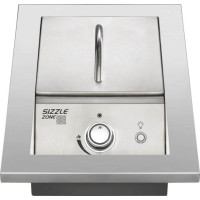 Одинарная инфракрасная горелка SIZZLE ZONE Napoleon BIB10IRPSS -CE для встраивания с крышкой из нержавеющей стали