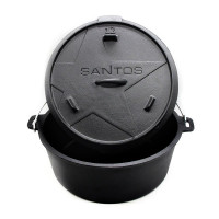 Голландська піч казан жаровня SANTOS, 11л без ніжок 897115
