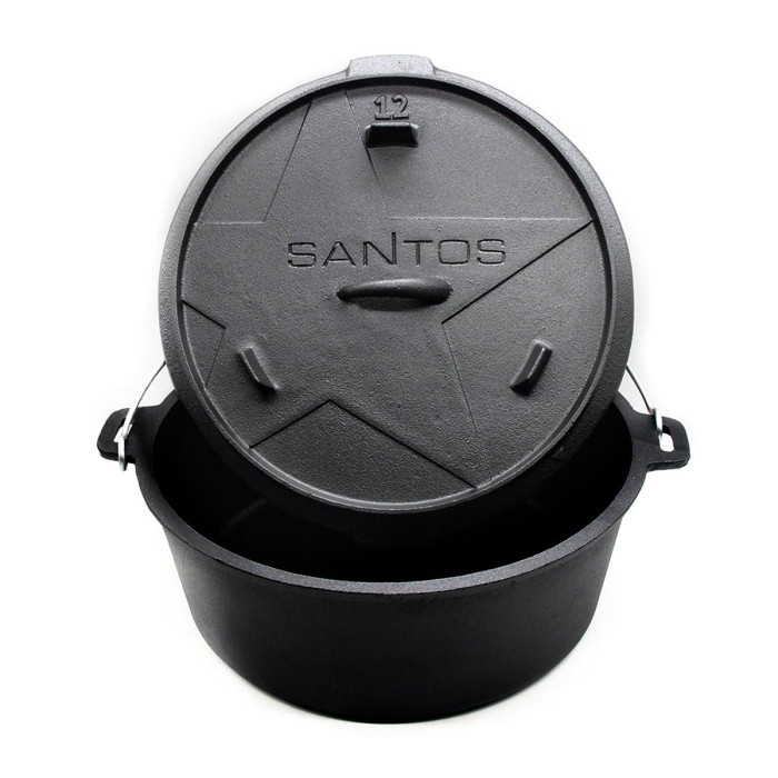 Голландская печь казан жаровня SANTOS, 11л без ножек 897115