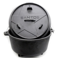 Голландська піч казан жаровня SANTOS, 8,5 л з ніжками 897108