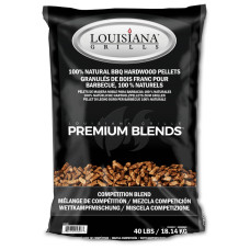 Пеллеты для гриля Louisiana Grills, премиум микс, с твёрдых пород деревьев, 18кг.,  55405