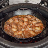 Чугунный казан с крышкой SANTOS 8л, 28,2 х 32 х 11,5 см 901317