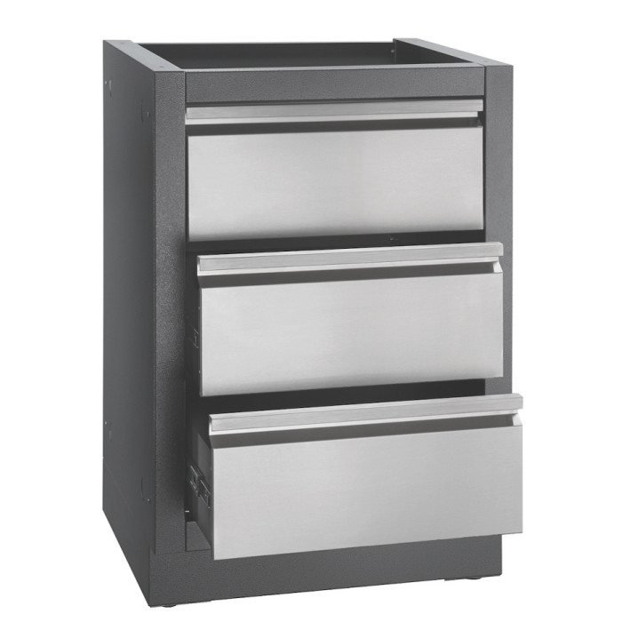 Тумба с двумя выдвижными ящиками 61х61х89 см Oasis Napoleon IM-2DC-CN