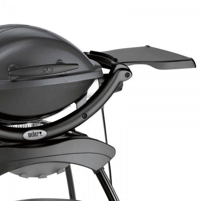 Электрический гриль Weber Q1400 (черный) с подставкой 52020879
