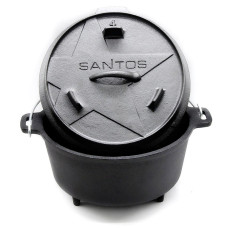 Голландская печь казан жаровня SANTOS, 3,7л с ножками 897061