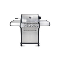Газовый гриль GRILLI Senator PRO-32, с боковой и задней горелкой, нержавеющая сталь 700377