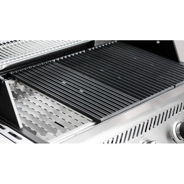 Газовый гриль GRILLI Senator PRO-32, с боковой и задней горелкой, нержавеющая сталь 700377