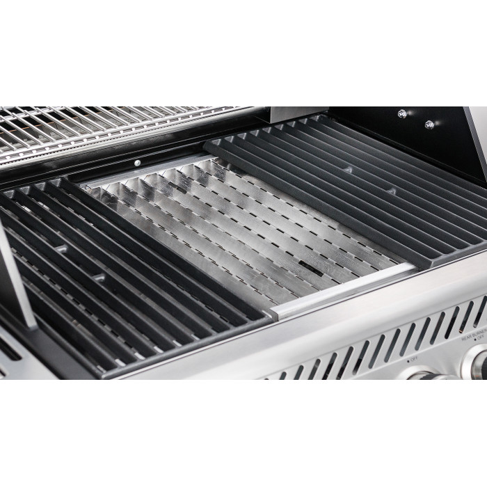 Газовый гриль GRILLI Senator PRO-32, с боковой и задней горелкой, нержавеющая сталь 700377