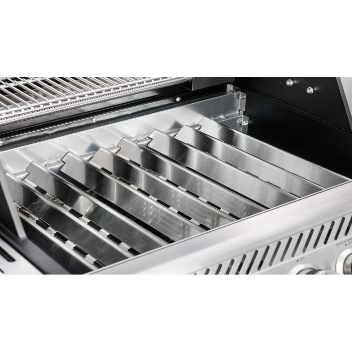 Газовый гриль GRILLI Senator PRO-32, с боковой и задней горелкой, нержавеющая сталь 700377