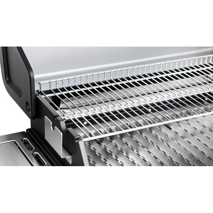 Газовый гриль GRILLI Senator PRO-32, с боковой и задней горелкой, нержавеющая сталь 700377