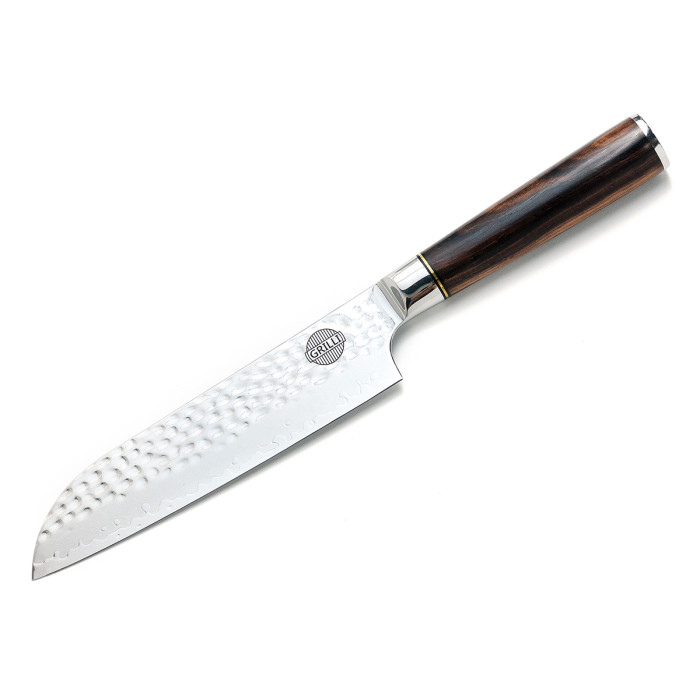 Профессиональный нож из дамасской стали Santoku GRILLI 88815