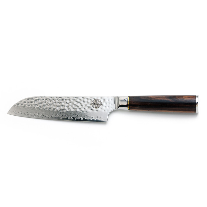 Профессиональный нож из дамасской стали Santoku GRILLI 88871
