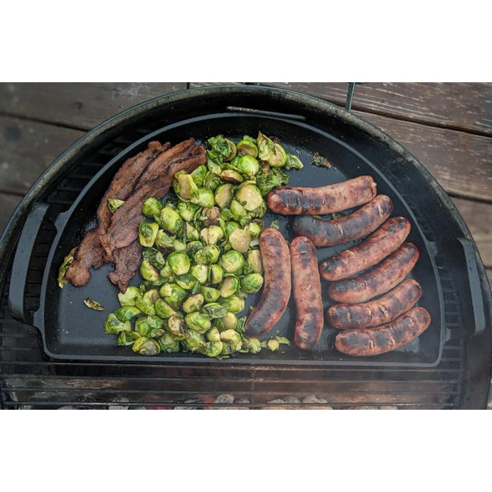 Поддон планча чугунный Slow and Sear Drip ‘N Griddle Pan Cast Iron SnS CI-PAN