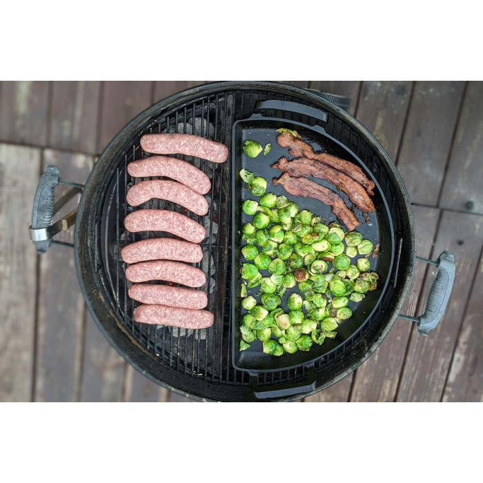 Поддон планча чугунный Slow and Sear Drip ‘N Griddle Pan Cast Iron SnS CI-PAN