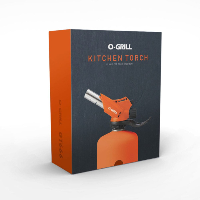 Газовая горелка O-GRILL Premium GT 666 Kitchen оранжевая 888216