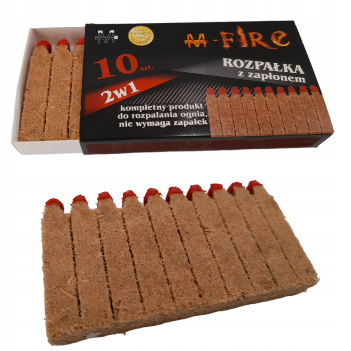 Палочки для розжига 2 в 1 10 шт GRILLI 777441