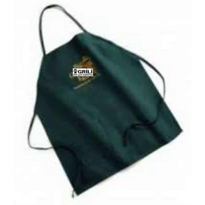 Фартук зелёный с белым логотипом Big Green Egg HIS