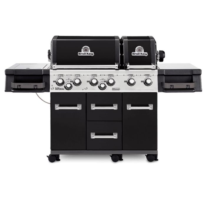 Газовый двух-камерный гриль Imperial XL (черный) 957783