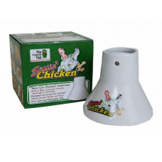 Подставка для курицы керамическая с емкостью для соуса Big Green Egg SC