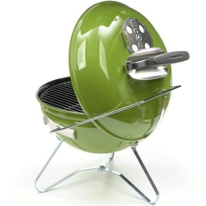 Портативный угольный гриль Weber Smokey Joe Premium 37 см, зеленый 1127704
