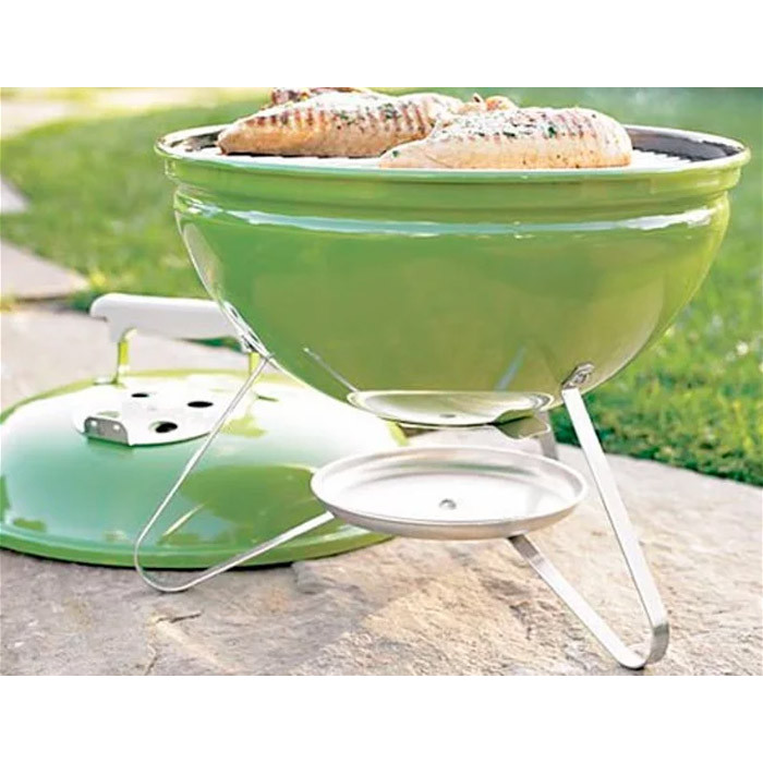 Портативный угольный гриль Weber Smokey Joe Premium 37 см, зеленый 1127704