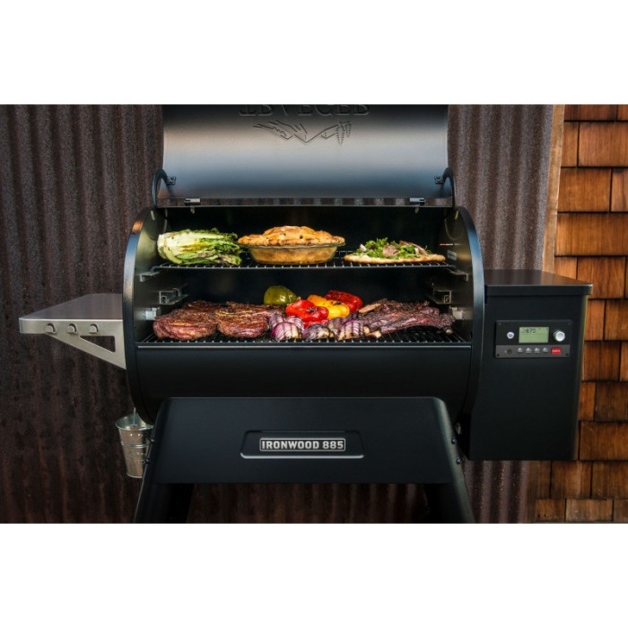 Пеллетный гриль TRAEGER IRONWOOD D2 885, черный