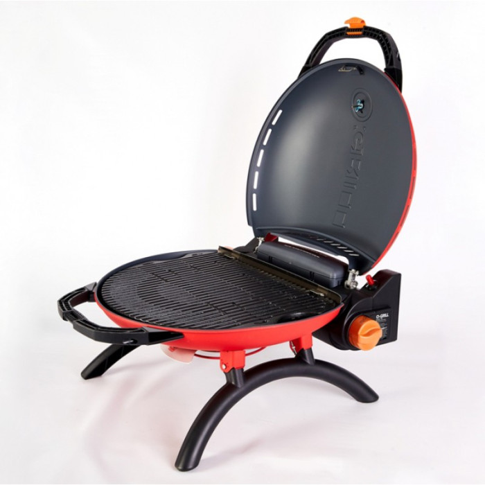 Портативный переносной газовый гриль O-GRILL 700T, красный