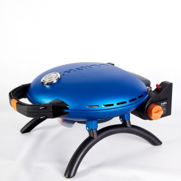 Портативный переносной газовый гриль O-GRILL 700T, синий