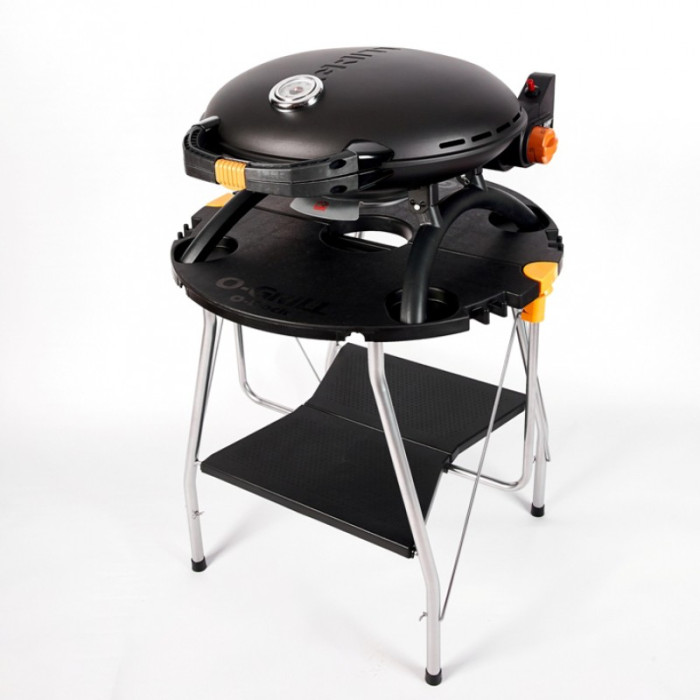 Портативный переносной газовый гриль O-GRILL 700T, черный