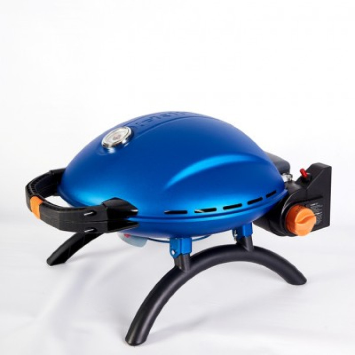 Портативный переносной газовый гриль O-GRILL 800T, синий
