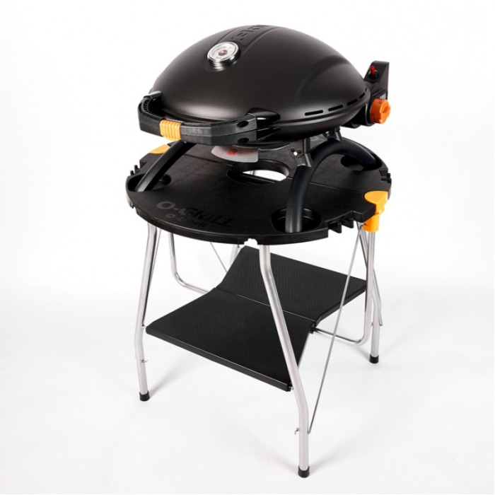 Портативный переносной газовый гриль O-GRILL 800T, черный