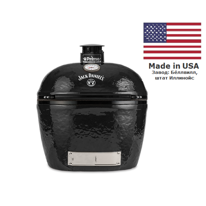Керамический угольный гриль Primo X Large Oval Jack Daniels PGCXLHJG