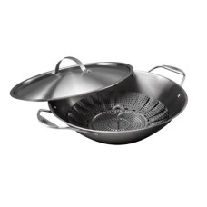 Вок со вставкой пароваркой Weber Crafted 7684