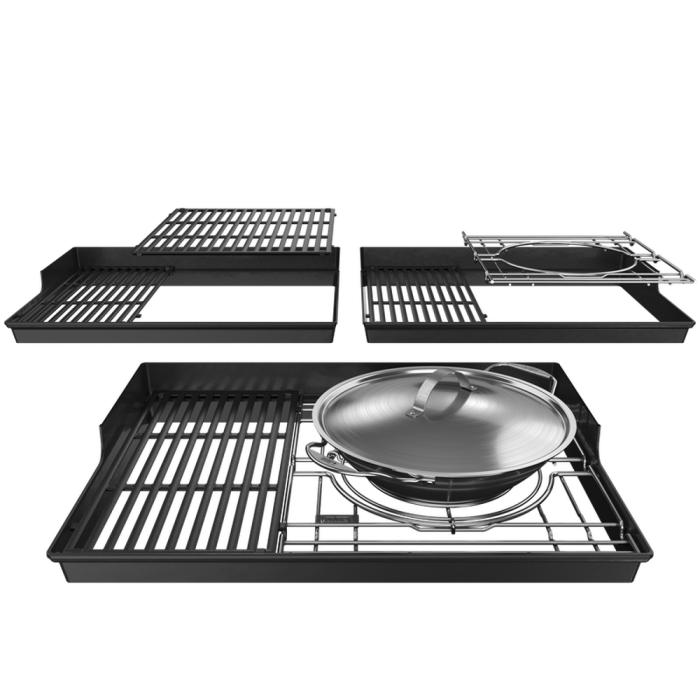 Вок со вставкой пароваркой Weber Crafted 7684