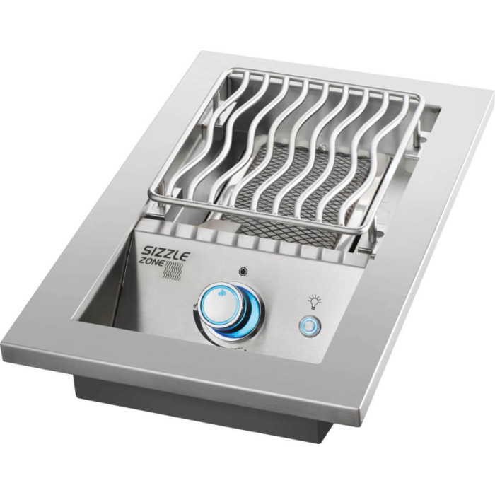 Одинарная инфракрасная горелка SIZZLE ZONE Napoleon BIB10IRPSS -CE для встраивания с крышкой из нержавеющей стали