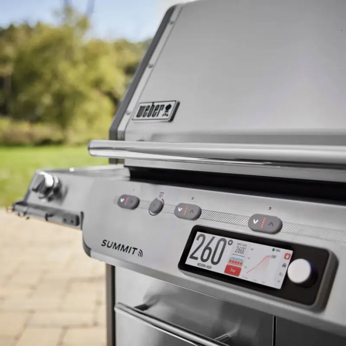 Газовый гриль Weber Summit FS38X S Smart нержавеющая сталь 1500069