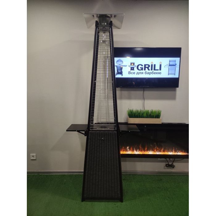 Газовый обогреватель Pyramid Black Rattan GRILLI 777418