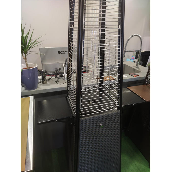 Газовый обогреватель Pyramid Black Rattan GRILLI 777418