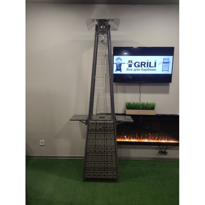 Газовый обогреватель Pyramid Grey Rattan GRILLI 777419