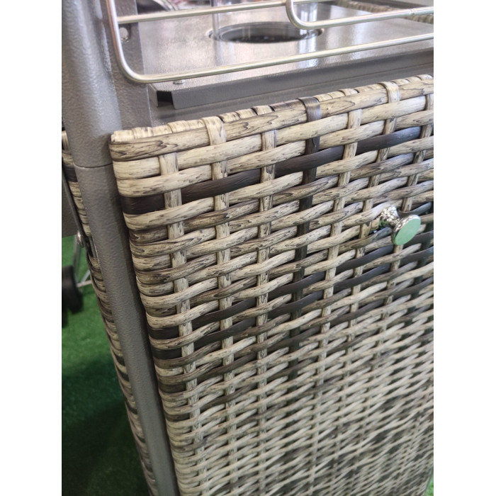 Газовый обогреватель Pyramid Grey Rattan GRILLI 777419