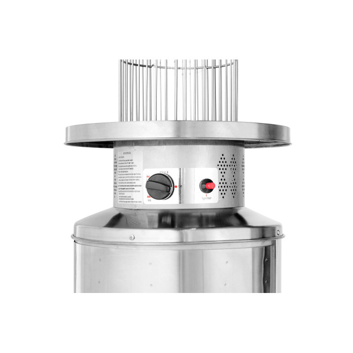 Газовый обогреватель Round Stainless Steel GRILLI 777421