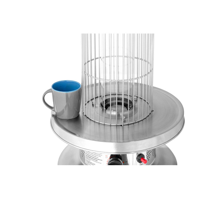 Газовый обогреватель Round Stainless Steel GRILLI 777421