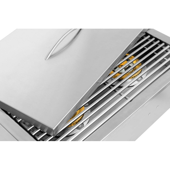 Двойная встраиваемая конфорка с крышкой GRILLI 888003