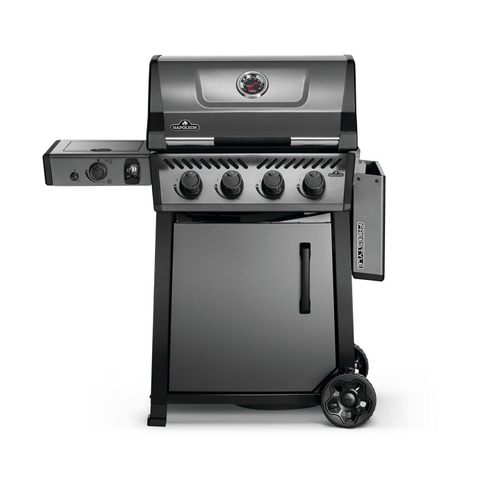 Газовый гриль Napoleon Freestyle 425 с боковой конфоркой Sizzle Zone и дверкой, графитовый F425DSIBPGT-RC