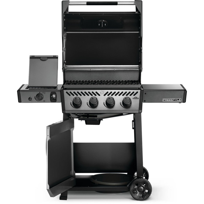 Газовый гриль Napoleon Freestyle 425 с боковой конфоркой Sizzle Zone и дверкой, графитовый F425DSIBPGT-RC