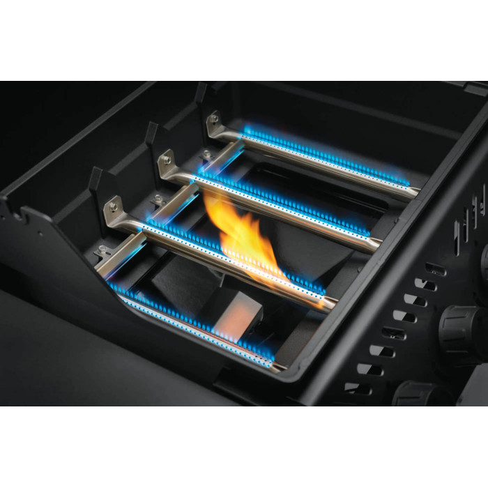 Газовый гриль Napoleon Freestyle 425 с боковой конфоркой Sizzle Zone и дверкой, графитовый F425DSIBPGT-RC