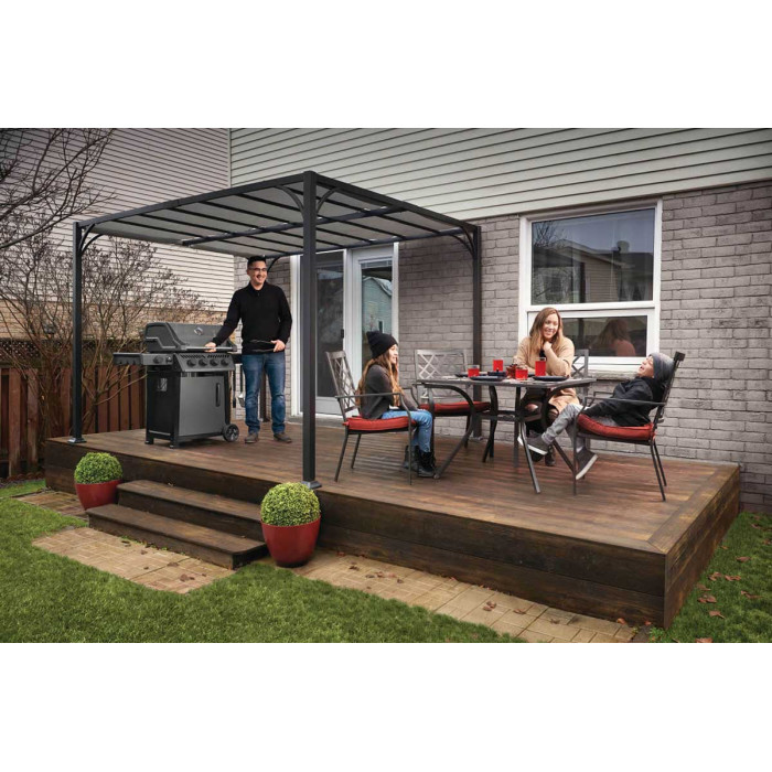 Газовый гриль Napoleon Freestyle 425 с боковой конфоркой Sizzle Zone и дверкой, графитовый F425DSIBPGT-RC